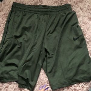 army green nike basketball shorts new